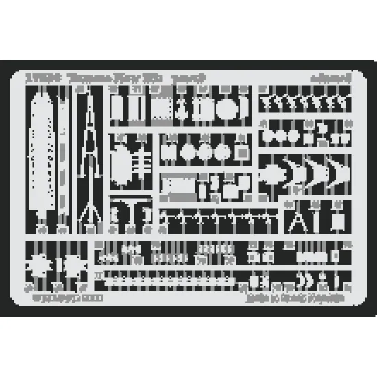 Eduard 17016 1/700 Yamato (new tool) 1/700 Photo-Etched for Ships Photo etched set