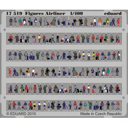 Eduard 17519 1/400 Figures Airliner 1/400 Photo-Etched for Ships Photo etched set