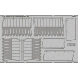 Eduard 23023 1/24 Typhoon Mk.Ib Car Door landing flaps AIRFIXA19003 Photo-Etched for Aircraft Photo etched set