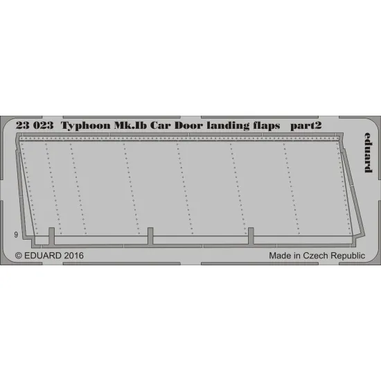 Eduard 23023 1/24 Typhoon Mk.Ib Car Door landing flaps AIRFIXA19003 Photo-Etched for Aircraft Photo etched set