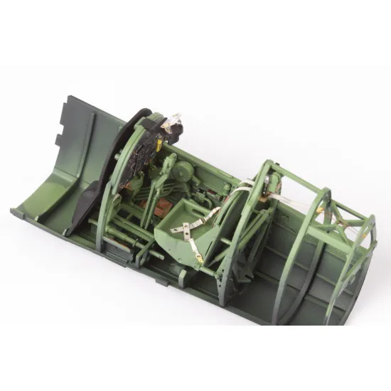 Eduard 23037 1/24 Spitfire Mk.IXc seatbelts STEEL Photo-Etched for Aircraft Photo etched set