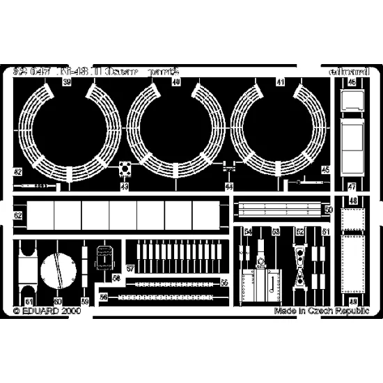 Eduard 32047 1/32 Ki-43 II Oscar Photo-Etched for Aircraft Photo etched set