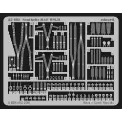 Eduard 32088 1/32 Seatbelts RAF WWII Photo-Etched for Aircraft Photo etched set
