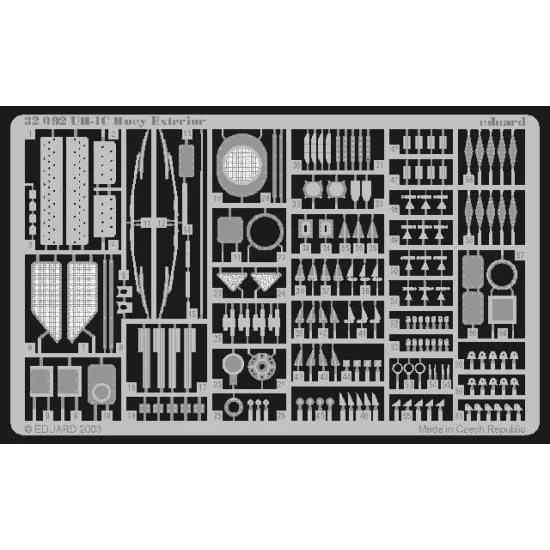 Eduard 32092 1/35 UH-1C exterior Photo-Etched for Aircraft Photo etched set