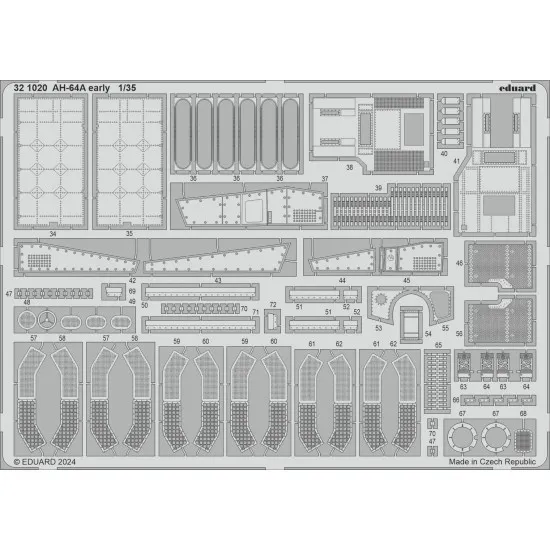 Eduard 321020 1/35 AH-64A early Photo-Etched for Aircraft