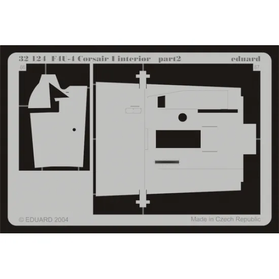 Eduard 32124 1/32 F4U-4 interior Photo-Etched for Aircraft Photo etched set