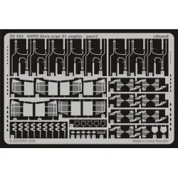 Eduard 32161 1/32 A6M2 Zero type 21 engine Photo-Etched for Aircraft Photo etched set