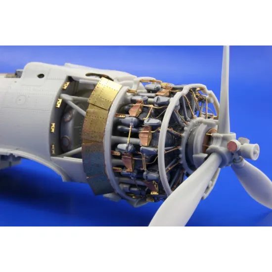 Eduard 32161 1/32 A6M2 Zero type 21 engine Photo-Etched for Aircraft Photo etched set