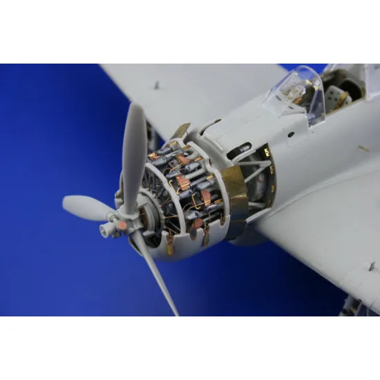 Eduard 32161 1/32 A6M2 Zero type 21 engine Photo-Etched for Aircraft Photo etched set