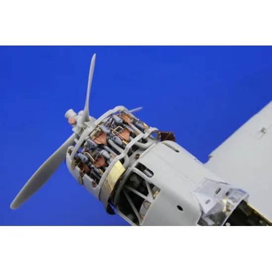 Eduard 32161 1/32 A6M2 Zero type 21 engine Photo-Etched for Aircraft Photo etched set