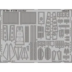 Eduard 32302 1/32 P-51D exterior Photo-Etched for Aircraft Photo etched set