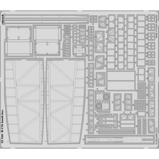 Eduard 32336 1/32 B-17G bomb bay Photo-Etched for Aircraft Photo etched set