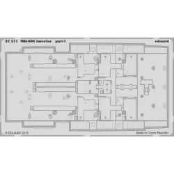 Eduard 32371 1/35 MH-60S interior Photo-Etched for Aircraft Photo etched set