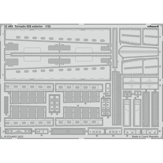 Eduard 32480 1/32 Tornado IDS exterior Photo-Etched for Aircraft Photo etched set