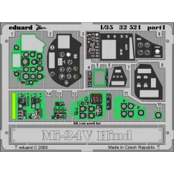 Eduard 32521 1/35 Mi-24V Hind interior Photo-Etched for Aircraft Photo etched set