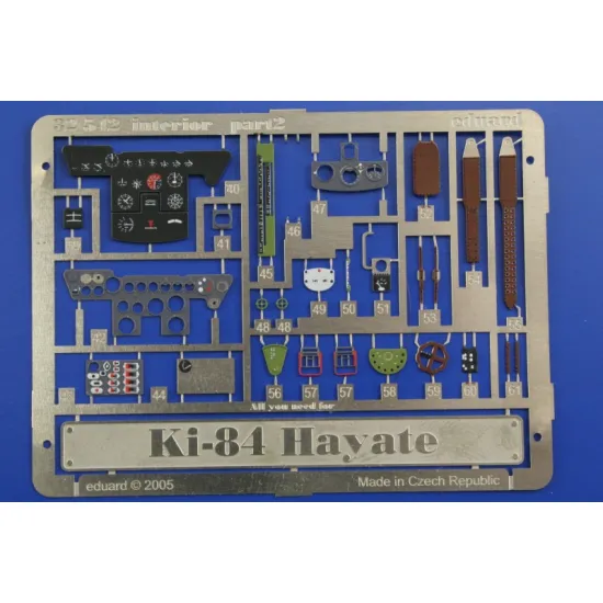 Eduard 32542 1/32 Ki-84 Hayate interior Photo-Etched for Aircraft Photo etched set