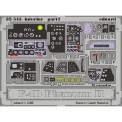 Eduard 32545 1/32 F-4D interior Photo-Etched for Aircraft Photo etched set