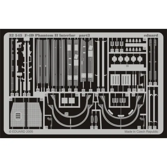 Eduard 32545 1/32 F-4D interior Photo-Etched for Aircraft Photo etched set