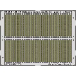 Eduard 32563 1/35 CH-47 Chinook cargo seatbelts Photo-Etched for Aircraft Photo etched set