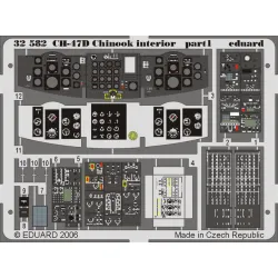 Eduard 32582 1/35 CH-47D Chinook interior Photo-Etched for Aircraft Photo etched set