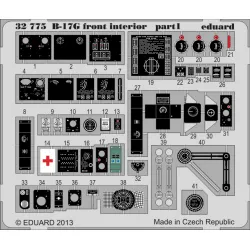 Eduard 32775 1/32 B-17G front interior Photo-Etched for Aircraft Photo etched set