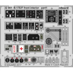 Eduard 32901 1/32 B-17E/F front interior Photo-Etched for Aircraft Photo etched set