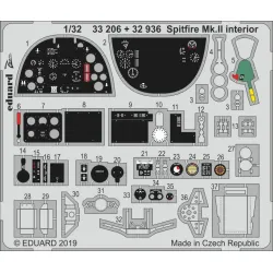 Eduard 33206 1/32 Spitfire Mk.II interior Photo-Etched for Aircraft Zoom set