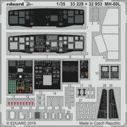 Eduard 33228 1/35 MH-60L Photo-Etched for Aircraft Zoom set