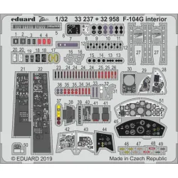 Eduard 33237 1/32 F-104G interior Photo-Etched for Aircraft Zoom set