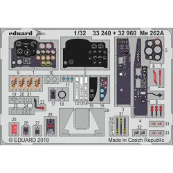 Eduard 33240 1/32 Me 262A Photo-Etched for Aircraft Zoom set
