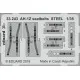 Eduard 33243 1/35 AH-1Z seatbelts STEEL Photo-Etched for Aircraft Zoom set