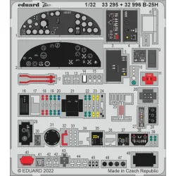Eduard 33295 1/32 B-25H Photo-Etched for Aircraft Zoom set