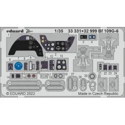 Eduard 33331 1/35 Bf 109G-6 Photo-Etched for Aircraft Zoom set