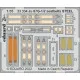 Eduard 33334 1/35 Ju 87G-1/2 seatbelts STEEL Photo-Etched for Aircraft Photo etched set