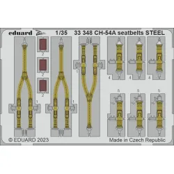 Eduard 33348 1/35 CH-54A seatbelts STEEL Photo-Etched for Aircraft Zoom set