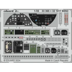 Eduard 33365 1/35 B5N2 Photo-Etched for Aircraft Zoom set