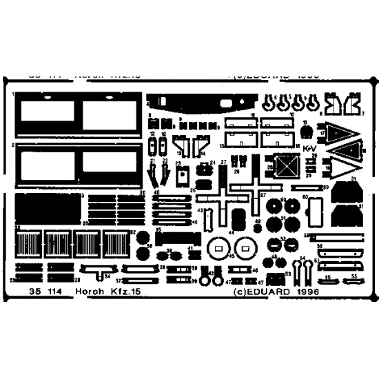 Eduard 35114 1/35 Horch Kfz.15 Photo-Etched for AFV Photo etched set