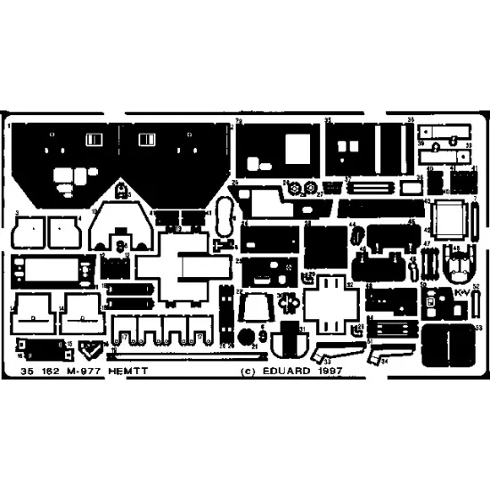 Eduard 35162 1/35 M-977 HEMTT Photo-Etched for AFV Photo etched set