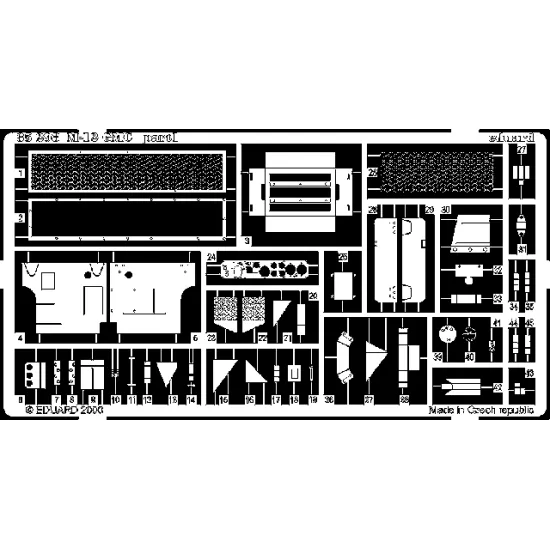 Eduard 35298 1/35 M-12 GMC Photo-Etched for AFV Photo etched set