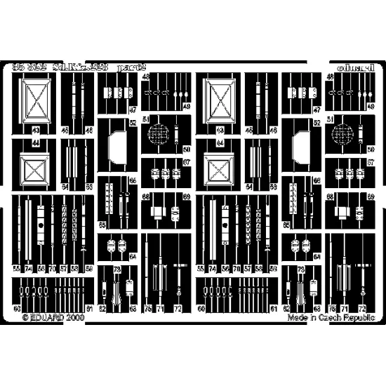 Eduard 35322 1/35 Sd.Kfz.223 Photo-Etched for AFV Photo etched set