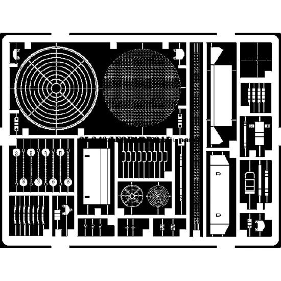 Eduard 35340 1/35 Leopard 2A5 Photo-Etched for AFV Photo etched set