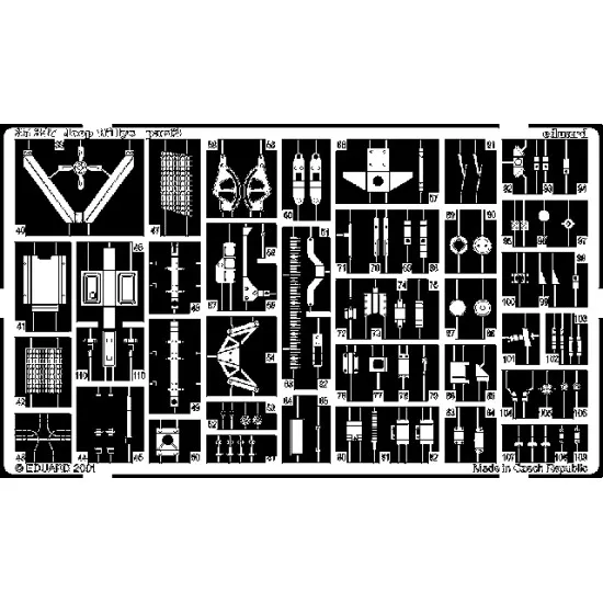 Eduard 35347 1/35 Jeep Willys Photo-Etched for AFV Photo etched set