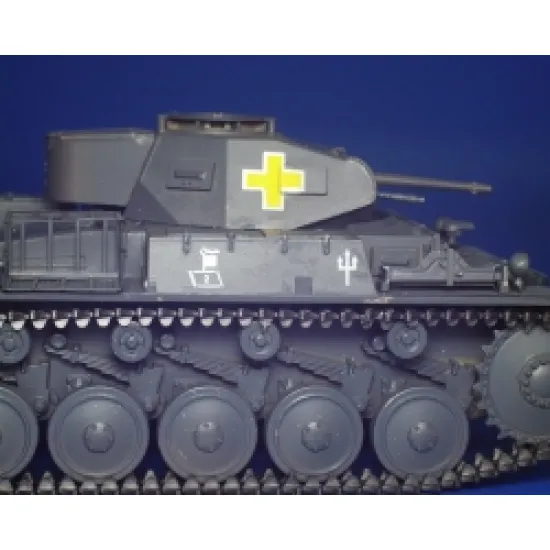 Eduard 35350 1/35 Pz.II Ausf.F/G Photo-Etched for AFV Photo etched set