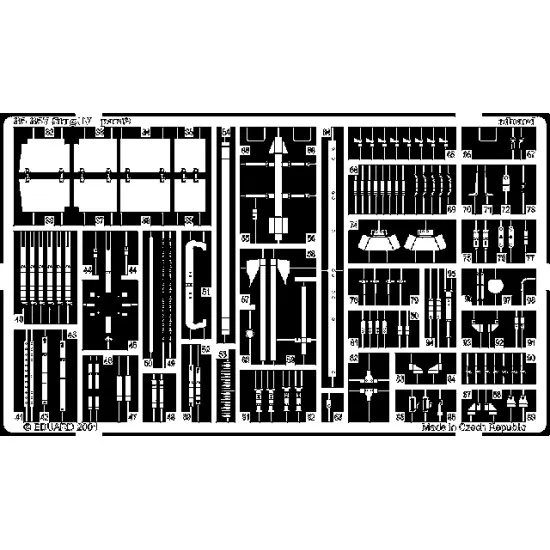 Eduard 35357 1/35 StuG.IV Photo-Etched for AFV Photo etched set