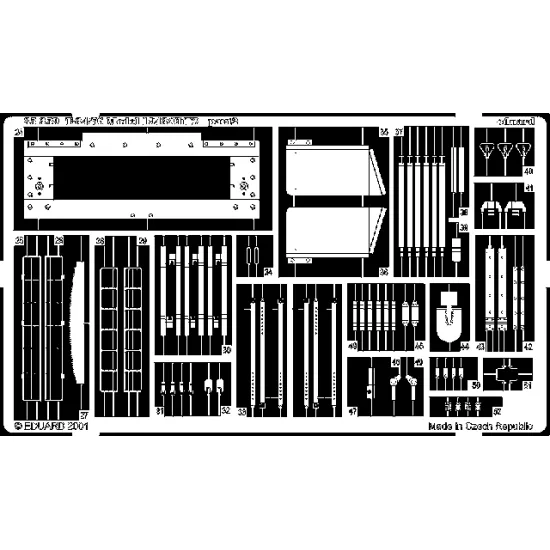 Eduard 35359 1/35 T-34/76 Model 1943/ChTZ Photo-Etched for AFV Photo etched set