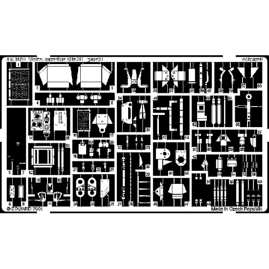 Eduard 35364 1/35 Universal Carrier Mk.II Photo-Etched for AFV Photo etched set