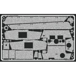 Eduard 35404 1/35 Zimmerit King Tiger Photo-Etched for AFV Photo etched set