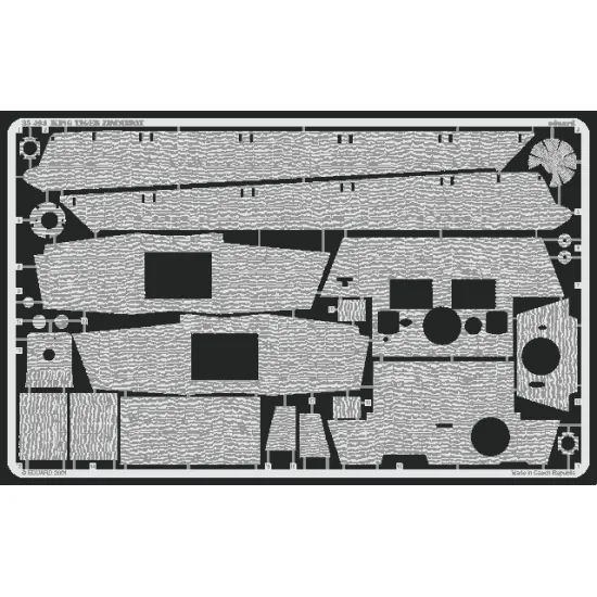 Eduard 35404 1/35 Zimmerit King Tiger Photo-Etched for AFV Photo etched set