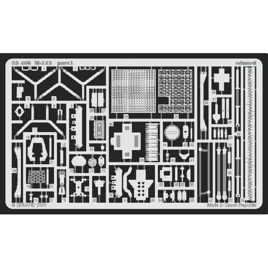 Eduard 35406 1/35 M-113 Photo-Etched for AFV Photo etched set