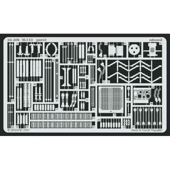 Eduard 35406 1/35 M-113 Photo-Etched for AFV Photo etched set